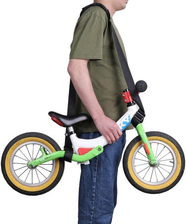 71-Inch Scooter Shoulder Strap for Electric Scooters, Bikes, Balance Bikes, Yoga Mat, Ski Board - Adjustable & Anti-Slip - Black - Buy Online on GoSupps.com