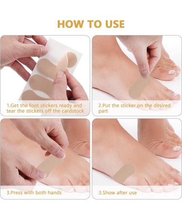 Sibba Moleskin Tape Foot Care Patches - 8 Sheets of Adhesive Foam Blister Pads for Men and Women - Waterproof Shoe Heel Inserts Protectors - Buy Online on GoSupps.com