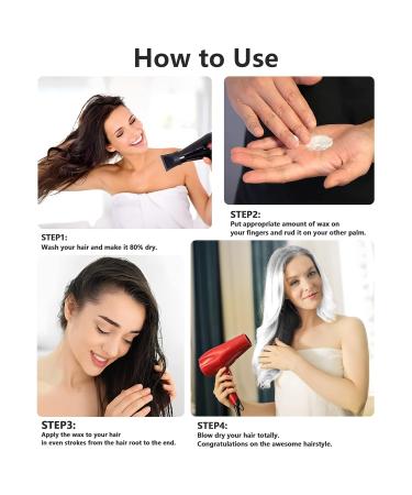 Buy Temporary Hair Color & Styling Pomade for Men & Women - 4 Colors for Party Cosplay & Halloween | 4.23 oz - Buy Online on GoSupps.com