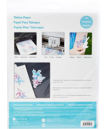 Silhouette America Temporary Tattoo Paper 8.5x11 Inches - Basic - Buy Online on GoSupps.com
