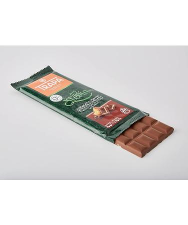 Trapa Stevia Gluten-free milk chocolate and hazelnut bar 75 g - Buy Online on GoSupps.com