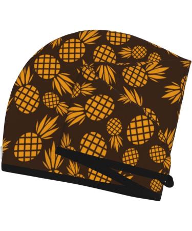 Colorful Pineapple Microfiber Hair Towel - Soft Super Absorbent Wrap for Long Curly & Thick Hair - Quick Dry Coral Velvet Cap for Women - Buy Online on GoSupps.com