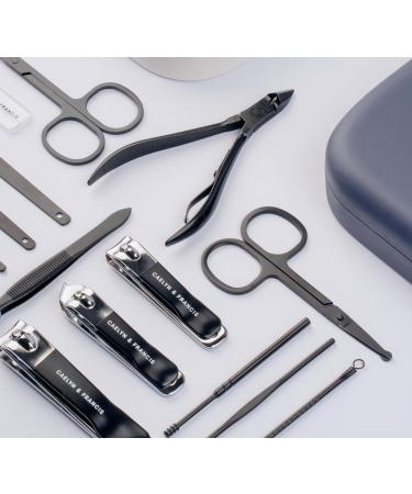 CAELYN & FRANCIS 18Pcs Manicure Set - Nail Clippers for Men & Women - Royal Blue - Ideal Gift for Wife, Girlfriend, and Parents - Buy Online on GoSupps.com