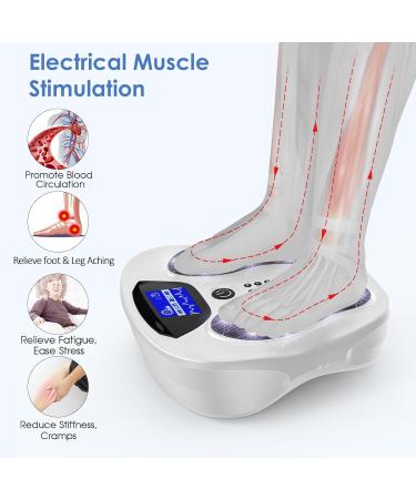 Creliver Medic Pro Circulatory Stimulator - EMS & TENS for Improved Blood Circulation Alleviates Tired Legs Neuropathy Nerve & Joint Pain - Jade White - Buy Online on GoSupps.com