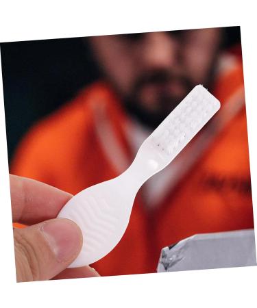 Minkissy 10 Piece Household Toothbrush Set | Cleaning Brushes & Travel Accessories - White Nylon Short Grip - Buy Online on GoSupps.com