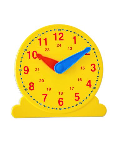Betzold - Learning clock diameter 13 cm - Mathematics work material times demonstration clock yellow - Buy Online on GoSupps.com