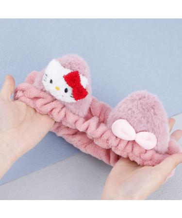 Cute Cartoon Kawaii Hair Accessories Set for Women and Girls - 4pcs Headbands, Hair Clips and Ties - Coral Hair Band Collection - Buy Online on GoSupps.com