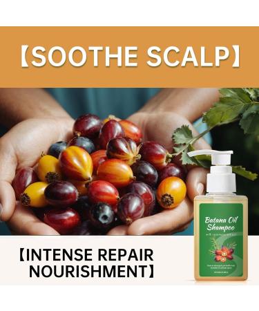  Grgowe Batana Oil Shampoo Rosemary Shampoo Repairs Damaged Hair Moisturizes Hair Loss For Healthier Thicker Hair Suitable For All Hair Types - Buy Online on GoSupps.com