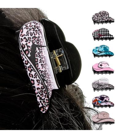 Limtula Delicate Cowboy Hat Shape Hair Claw for Woman Girls Hair Clip for Long Hair Nonslip Hair Clip Delicate Travel Hair Clip B17411 - Buy Online on GoSupps.com