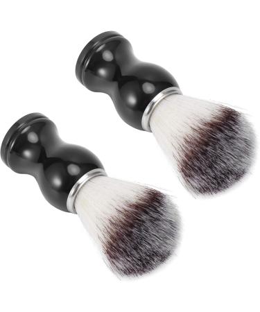 2 PCS Portable Beard Brush Set - Travel Facial Cleaning Tool for Men | Small Size Shaving Brush for Grooming & Cleansing - Buy Online on GoSupps.com