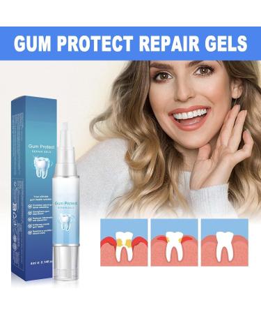  Hengxuan Pack of 4 gum repair gels tooth repair gel gum gel deep gum cleaning - Buy Online on GoSupps.com