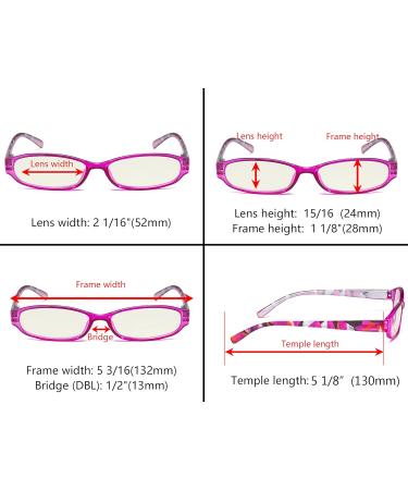 Eyekepper 5-Pack Women's Blue Light Blocking Reading Glasses +2.00 | Best International Shipping - Buy Online on GoSupps.com