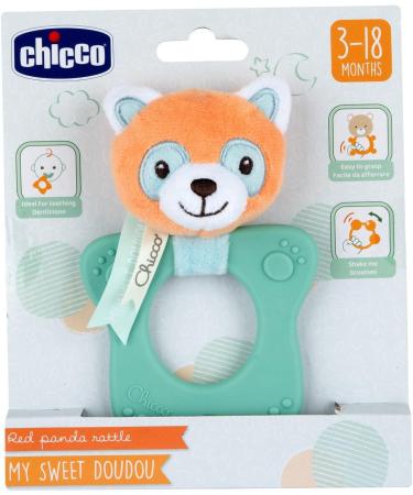 Chicco My Sweet Doudou Panda Red Toy | Soft & Grippable Teething Relief for Babies 3-18 Months - Buy Online on GoSupps.com