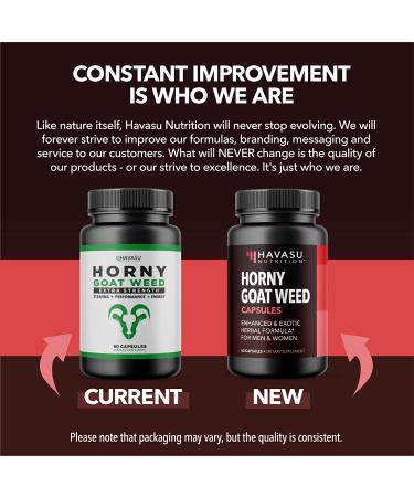Havasu Nutrition Horny Goat Weed with Ginseng & Maca Root - Boost Energy & Libido - 60 Capsules - Buy Online on GoSupps.com