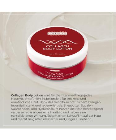 Natural Collagen Inventia Body Lotion 300ml - Moisturizing with Hyaluronic Acid & Almond Oil | Regenerating Formula - Buy Online on GoSupps.com