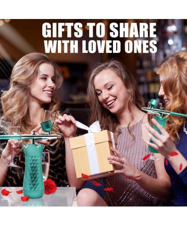 Mini Handheld Airbrush Kit with Compressor - Rechargeable Cordless for Makeup, Cake Decorating, Nail Art & Tattoo - Oxygen Facial Sprayer - Buy Online on GoSupps.com