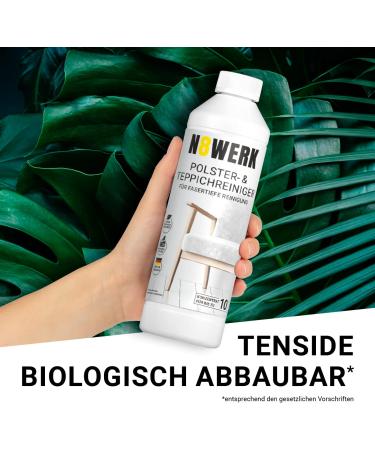 N8werk Upholstery & Carpet Cleaner - 0.5L Concentrate for Deep Fiber Cleaning | Perfect for Carpets Design Goods & Floor Mats - Buy Online on GoSupps.com