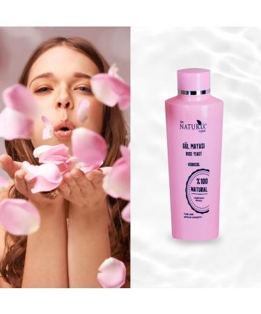 Rose Yeast Facial Cleanser | Tightens & Moisturizes | Gentle Makeup Remover with Rose Water - Buy Online on GoSupps.com