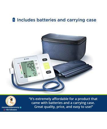 Adjustable Upper Arm Blood Pressure Monitor with Large Screen Display - Portable Case Included - Irregular Heartbeat Detection - BP Cuff Automatic - Buy Online on GoSupps.com