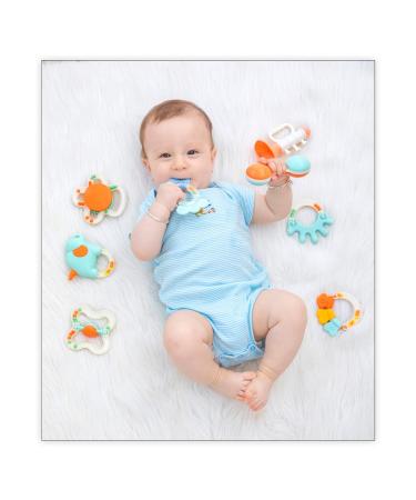 Buy Alilo Gripping Rings Set - 8 Teething Rings with Storage Box | International Shipping Available - Buy Online on GoSupps.com