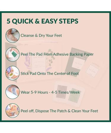 Sole Soothe Lavender Eucalyptus Foot Pads - 60 Natural Cleanse Feet Patches for Deep Sleep and Energy - Premium Aromatherapy Treatment for Anti-Stress - Buy Online on GoSupps.com