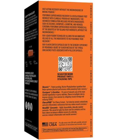 PERFORMIX Supercharged Recovery - Enhance Athletic Recovery & Reduce DOMS | 60 Capsules - International Shipping Available - Buy Online on GoSupps.com