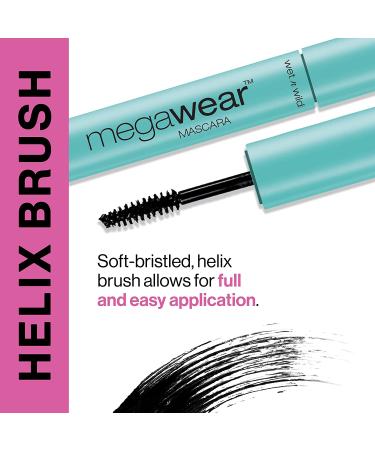 Wet n Wild Enhance and Define Megawear Mascara Black 1 Oz - Long-Lasting Formula (Pack of 1) - Buy Online on GoSupps.com