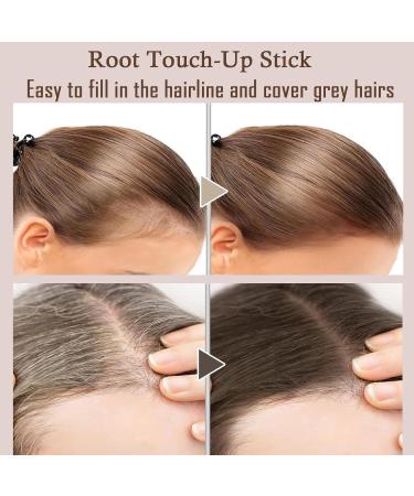 Root Touch Up Light Brown Grey Hair Cover Up Temporary Hair Root Colour Touch Up Semi-Permanent Hair Dye Sweatproof Temporary Brush on Colour Grey Hair Cover Up Touch Up Hair Dye Hair Root Powder - Buy Online on GoSupps.com