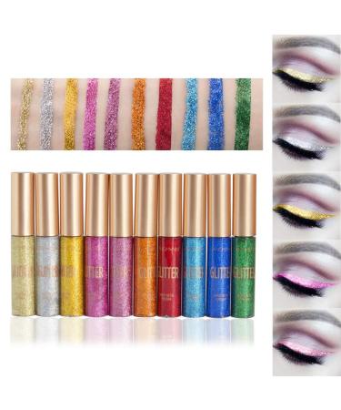 Buy Allbesta Glitter Waterproof Liquid Eyeliner #02GARNET - Long Lasting Makeup Eye Shadow Pen - International Shipping Available - Buy Online on GoSupps.com