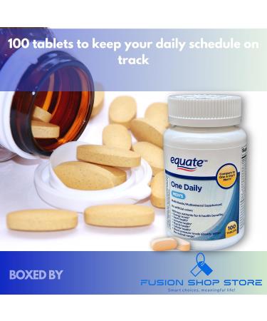 Multivitamin Multimineral Man One Daily- Tablets 100ct (Pack of 1) Boxed by Fusion Shop Store - Buy Online on GoSupps.com