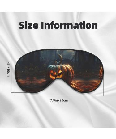 Fall Pumpkin Print Ultra-Soft Eye Mask | Light-Blocking for Ultimate Comfort & Restful Sleep - Shop Internationally - Buy Online on GoSupps.com