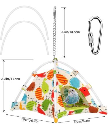 tonyg-p 13 Pack Bird BudgieToys Parrot Swing Chewing Toys Bird Nest Hut Hammock Perch Stand Hanging Bell Bird Cage Toys for Small Parakeets Cockatiels Budgies Conures Love Birds Finches - Buy Online on GoSupps.com