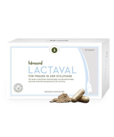 h vsund LACTAVAL Breastfeeding Vitamins (60 capsules) Food supplement for mothers & women during the breastfeeding phase Fenugreek capsules with fennel caraway cumin & anise Vegan - Buy Online on GoSupps.com