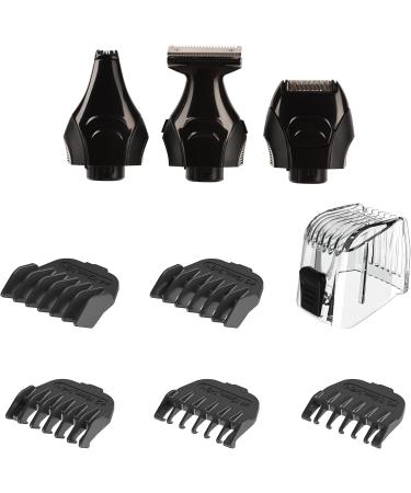 Remington Personal Groomer Edge PG6030 - Ultimate Facial & Body Hair Styling Set with 4 Attachments - Black - Buy Online on GoSupps.com