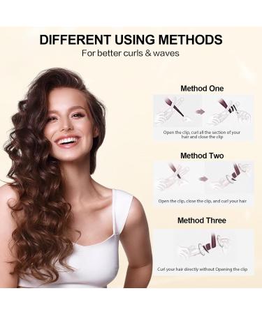 DAN Technology 1 Inch Curling Iron - 25mm Hair Curler for All Hair Types | Dual Voltage Fast Heat Up Curling Wand for Curls & Waves - Buy Online on GoSupps.com