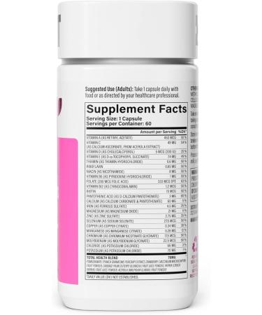 Habit Womens Multi Supplement 2 Pack (120 Capsules) - New Look Supports General Health & Wellness 23 Essential Vitamins and Minerals Fruit extracts Folate Iron B12 Biotin Non-GMO - Buy Online on GoSupps.com