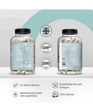 Omnia Marine Collagen Capsules 1200mg Premium Skin Hair & Nail Health Support for Women & Men Enriched with Type I Collagen Hyaluronic Acid & Vitamin C High-Potency Formula UK Made 60 Capsules 60 count (Pack of 1) - Buy Online on GoSupps.com