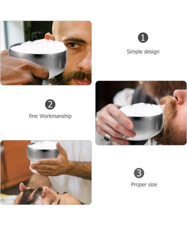 Magiclulu Stainless Steel Shaving Bowls for Men - Set of 2 Rust-Free Cup Holders with Lids | Premium Shaving Accessories - Buy Online on GoSupps.com