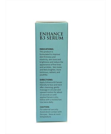 Enhance B3 Anti Aging Serum - Vitamin B3 Hyaluronic Acid Fragrance-Free 30ml | Improve Skin Tone & Glow - Buy Online on GoSupps.com