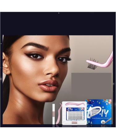 False eyelashes set mascara eyelash glue set for beginners reusable(3) - Buy Online on GoSupps.com