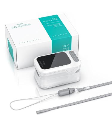 Medicinalis Pulse Oximeter - Accurate Heart Rate & SpO2 Monitoring | Pain-Free Finger Application - International Shipping - Buy Online on GoSupps.com