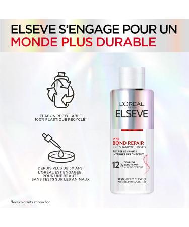 L Or al Paris - SOS Repairing Pre-Shampoo for Damaged & Over-Stressed Hair - Citric Acid Complex - Hair Care Protocol - Elseve Pro Bond Repair - 200 ml - Buy Online on GoSupps.com