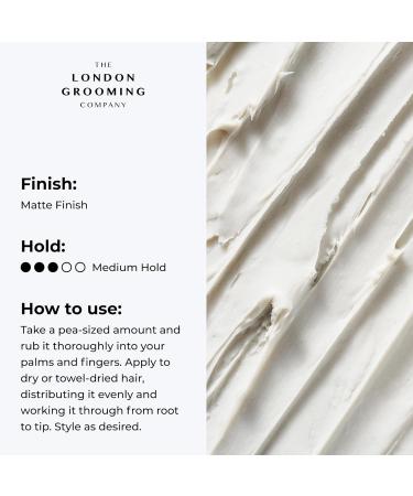 The London Grooming Company Men's Hair Paste - Flexible Hold Natural Finish | 1.7 Fl Oz (50 ml) - International Shipping Available - Buy Online on GoSupps.com