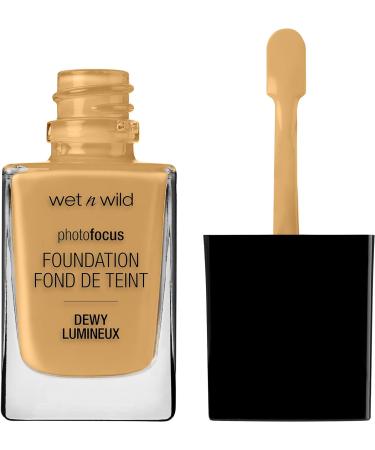 Wet n Wild Photo Focus Dewy Foundation (Desert Beige) - Nourishing Formula for Normal to Dry Skin - Vegan & Long-wearing Coverage - Buy Online on GoSupps.com