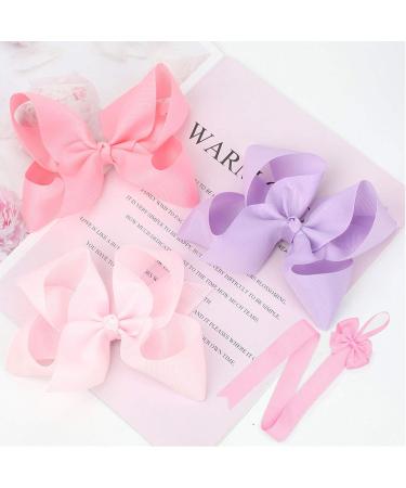 20pcs 6inch Hair Bows for Girls - Cute Grosgrain Ribbon Alligator Clips for Baby, Toddlers, Kids - Hair Accessories Pack - Buy Online on GoSupps.com