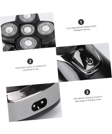 Veemoon 5 Floating Head Hair Trimmer - USB Electric Razor & Beard Grooming Kit for Men | Facial Shaver & Trimmer Set - Buy Online on GoSupps.com