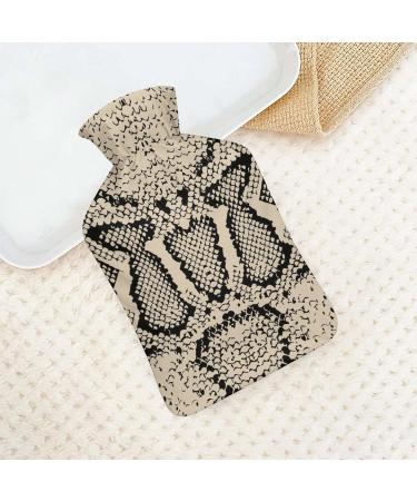 Hot Water Bottle with Lid | Snake Texture Rubber Pain Relief Bag for Cramps & Warmth - Buy Online on GoSupps.com