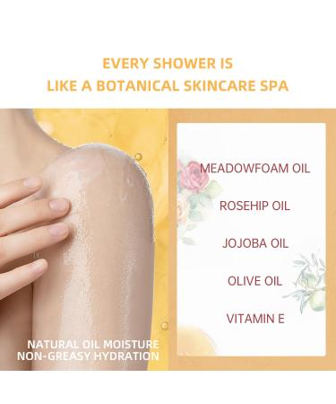 NOUGAT Pampered Shower Oil Makeup & Sunscreen Removal Free-from Formular Oil-to-Milky Lather Cleanse without Drying with Luxury Botanical Oils Delicate Perfume Smooth Skin Vitamin E - Buy Online on GoSupps.com