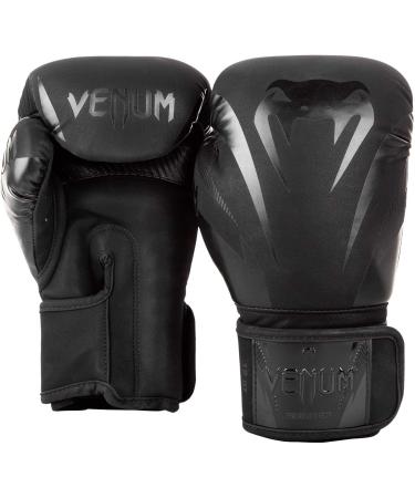 Venum Impact Boxing Gloves Black/Black 16oz - High-Quality Training Gear - Buy Online on GoSupps.com