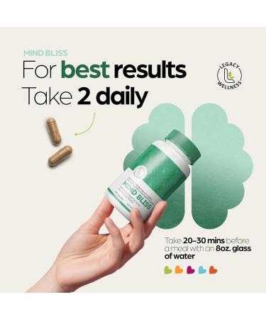Mind Bliss Brain Supplement | 40-Ingredient Memory & Focus Vitamins | Energy Boost & Nootropic Support | 60 Pills - International Shipping Available - Buy Online on GoSupps.com